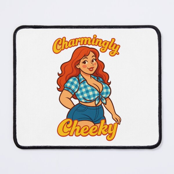 Item preview, Charmingly Cheeky Cartoon Curvy Country Girl designed and sold by UNK-Fatigues.