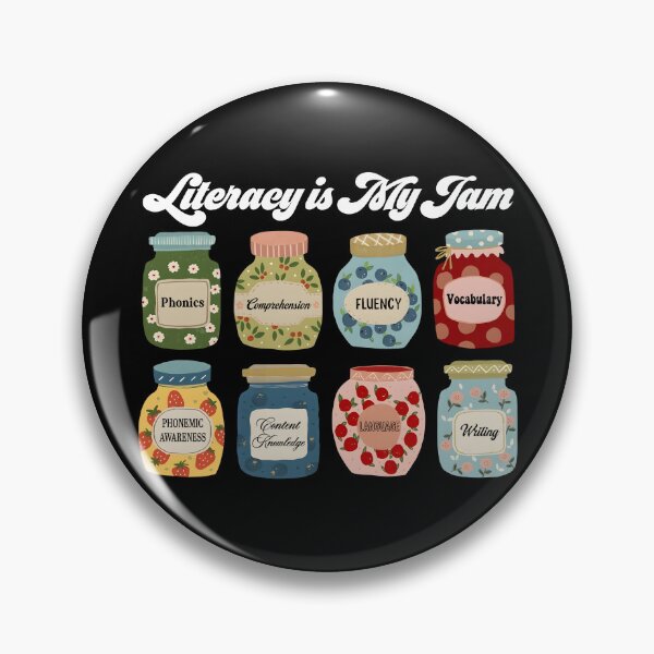 Item preview, Literacy is My Jam designed and sold by studionelloe.