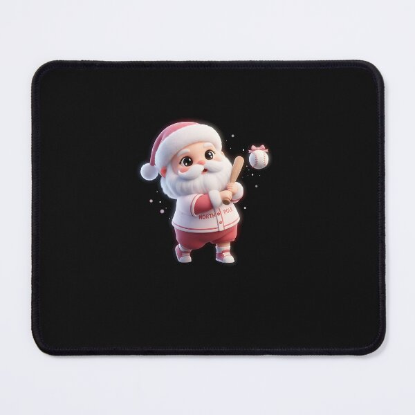 Item preview, Santa Playing Baseball as Catcher Boys Kids Teens Christmas  designed and sold by facegm.
