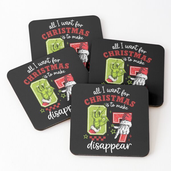 Item preview, All I Want For Christmas Is To Make 67 Disappear Santa Green Hand designed and sold by Artifyo.