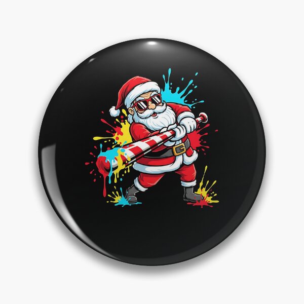 Artikelvorschau, Weihnachtsmann spielt Baseball – Männer, Jungen, Weihnachts-Baseballspieler entworfen und verkauft von facegm.