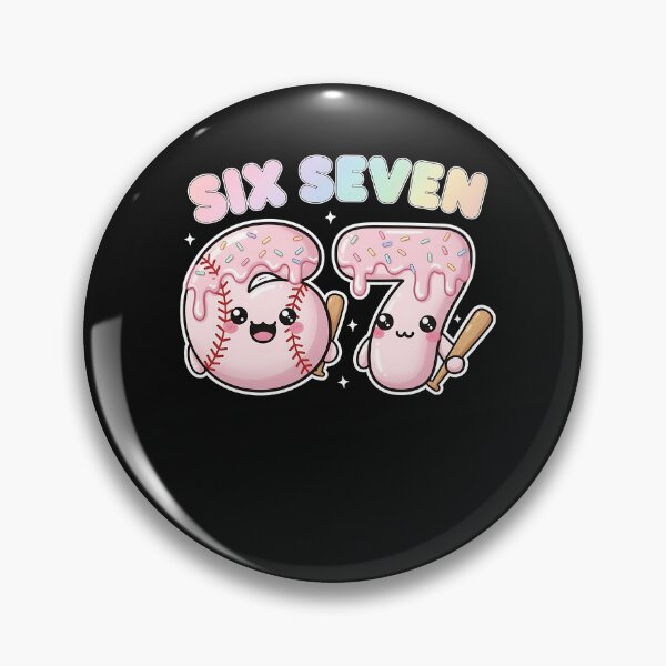 Artikelvorschau, Six Seven Baseball Ice Cream Drip 6 7 Meme Gen Alpha Slang entworfen und verkauft von facegm.