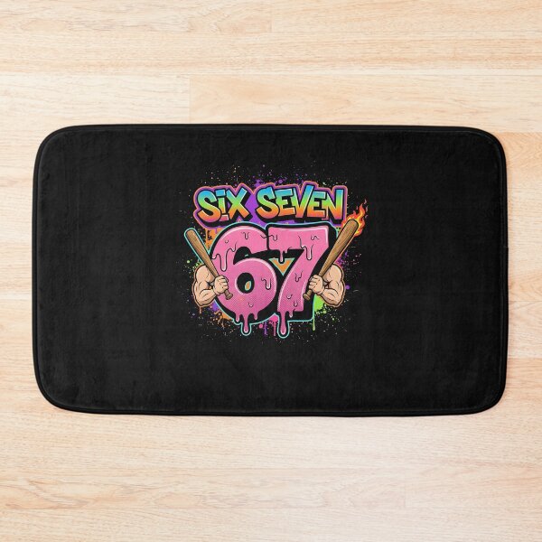 Item preview, Six Seven Baseball Ice Cream Drip 6 7 Meme Gen Alpha Slang designed and sold by facegm.