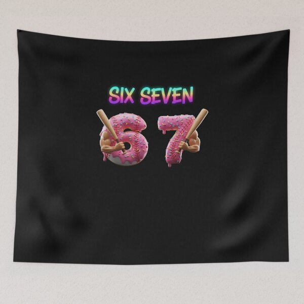 Item preview, Six Seven Baseball Ice Cream Drip 6 7 Meme Gen Alpha Slang designed and sold by facegm.