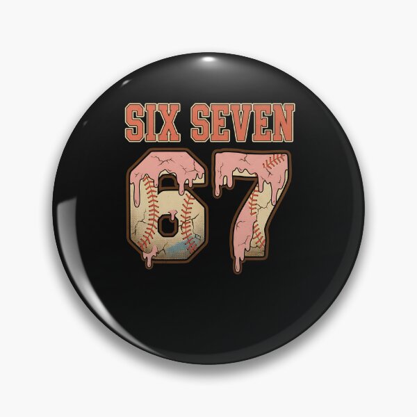 Artikelvorschau, Six Seven Baseball Ice Cream Drip 6 7 Meme Gen Alpha Slang entworfen und verkauft von facegm.