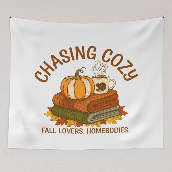 Item preview, Chasing Cozy – Fall Vibes & Comfort Design designed and sold by FitEnvy.