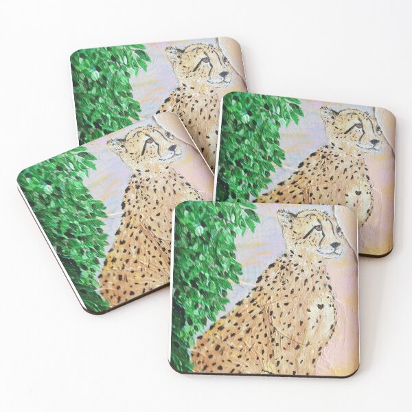 Item preview, Soft Leopard on a repurposed canvas  designed and sold by LindaPhelpsArt.