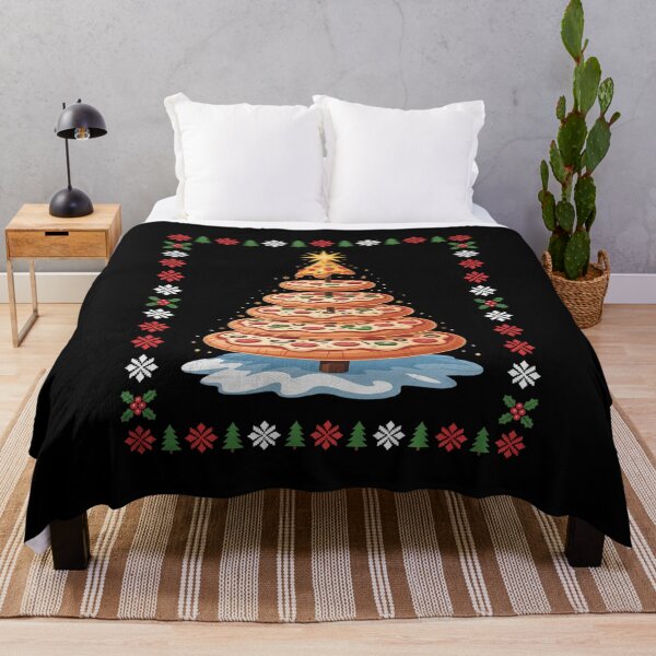 Item preview, Pizza Christmas Tree Ugly Christmas Xmas Fast Food designed and sold by MathisBellanger.