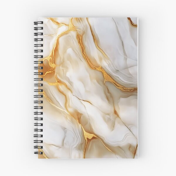 Item preview, Elegant Alabaster-White (Faux) Marble With Golden Veins designed and sold by DEC02.