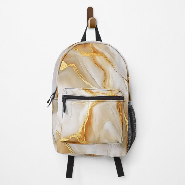 Item preview, Elegant Alabaster-White (Faux) Marble With Golden Veins designed and sold by DEC02.