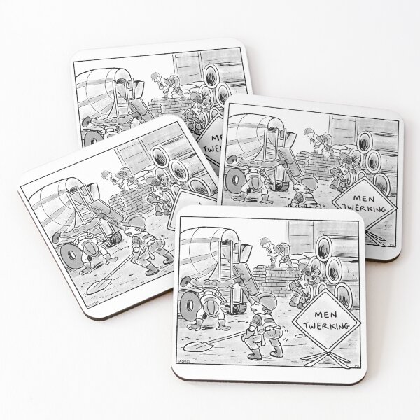 Item preview, Men At Twerk designed and sold by QuickiesComic.