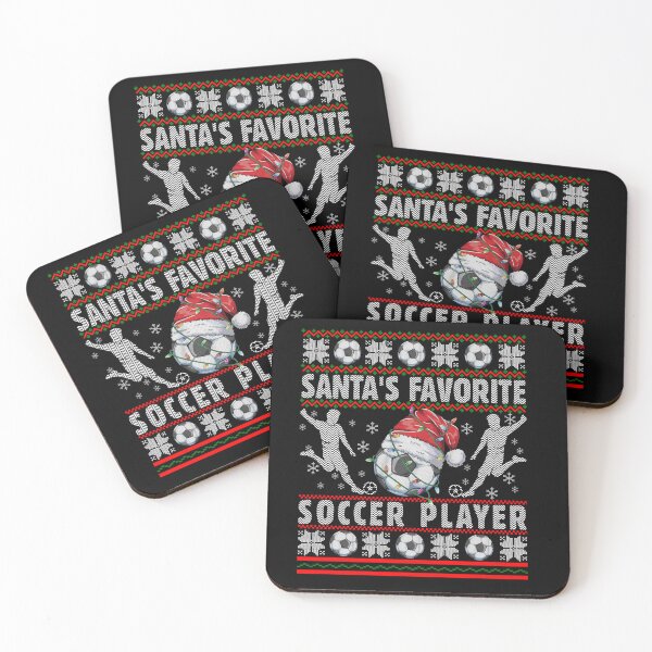 Item preview, Santa's Favorite Soccer Player Christmas Sweater Design designed and sold by TinaMDedrick.