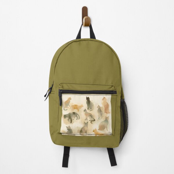 Item preview, Artful Cat Silhouettes in Soft Colors designed and sold by Naturich.