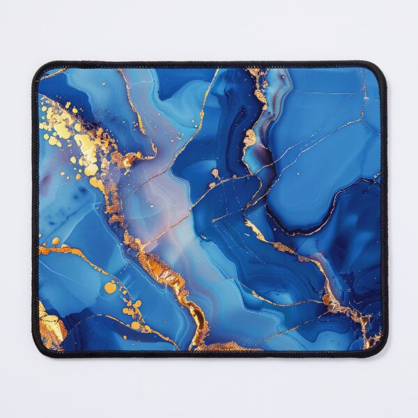 Item preview, Blue (Faux) Turquoise Marbled Art (Faux) Agate designed and sold by DEC02.