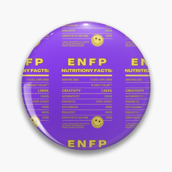 Item preview, ENFP NUTRITIONY FACTS: designed and sold by REALiTY WiTHiN.