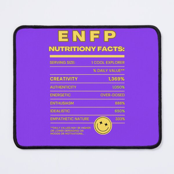 Item preview, ENFP NUTRITIONY FACTS: designed and sold by REALiTY WiTHiN.