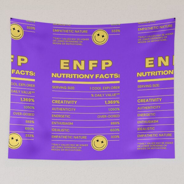 Item preview, ENFP NUTRITIONY FACTS: designed and sold by REALiTY WiTHiN.
