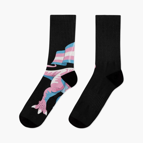 Item preview, Transgender Dinosaur T-Rex Trans LGBT Pride Flag Pronouns designed and sold by DrewLeuschke.