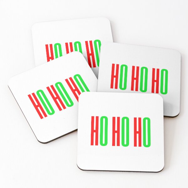 Item preview, Ho ho ho, Red and Green Santa Quotes designed and sold by Memes N Lore .