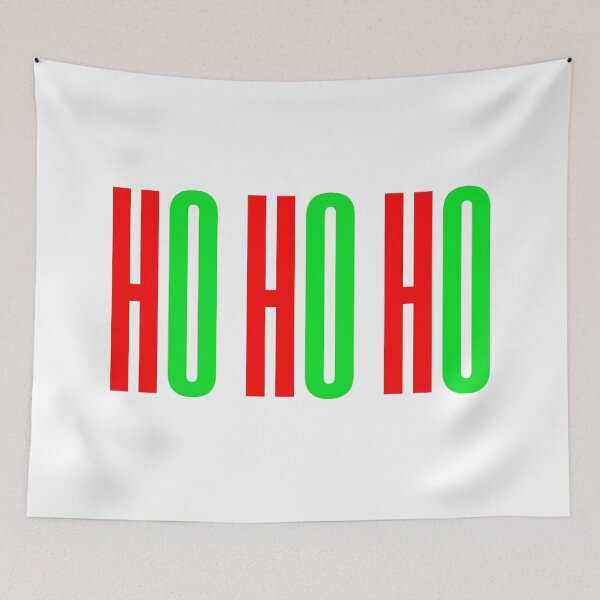 Item preview, Ho ho ho, Red and Green Santa Quotes designed and sold by Memes N Lore .