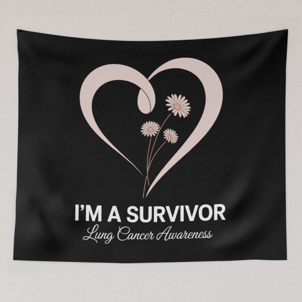 Item preview, I'm a Survivor. Lung Cancer Awareness designed and sold by Moon-Ape.