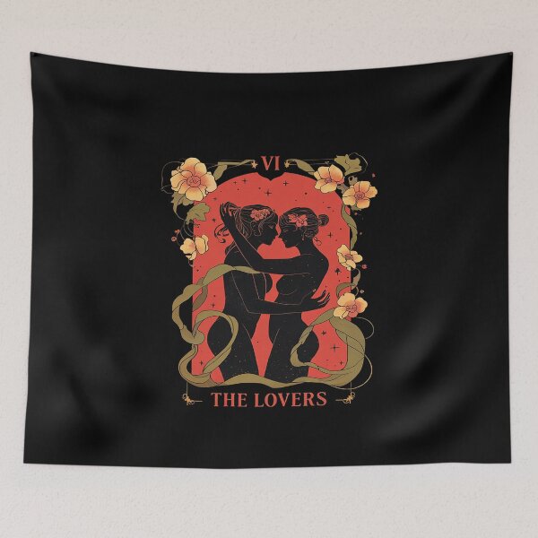 Item preview, The Love - Tarot Card Lovers LGBT designed and sold by MinaReinger.