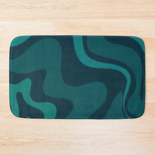 Item preview, Sage green minimalist modern retro bold swirly waves pattern designed and sold by PATTERN4HAPPY.