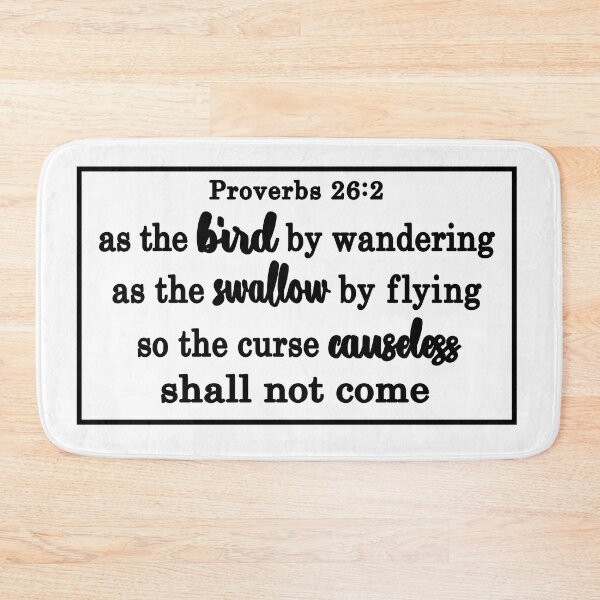 Item preview, as the bird by wandering as the swallow by flying proverb 26 designed and sold by ocd_Jessica.