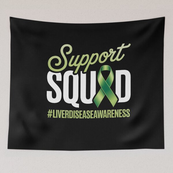 Item preview, Support Squad Liver Disease Awareness Fighting designed and sold by HellD3vil-Art.