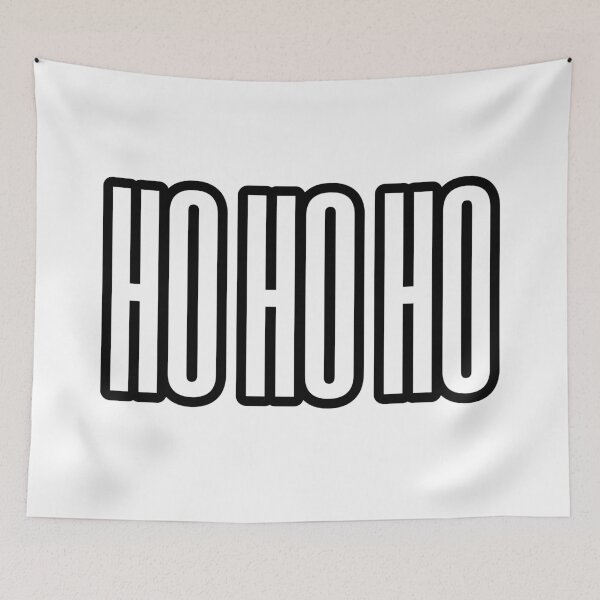 Item preview, Ho ho ho, Outlined Santa Quotes designed and sold by Memes N Lore .