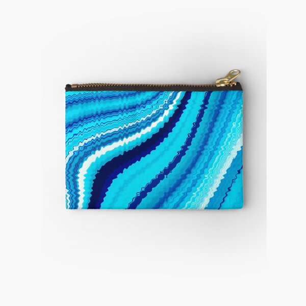 Item preview, Blue And White Liquid Marbled Swirls Wavy Design designed and sold by DEC02.