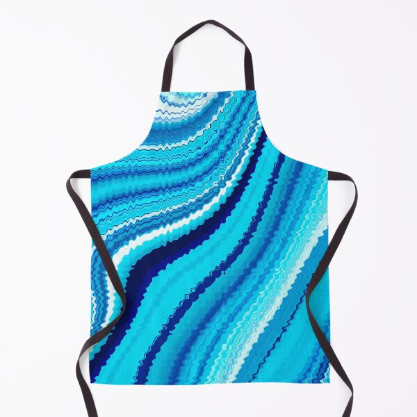 Item preview, Blue And White Liquid Marbled Swirls Wavy Design designed and sold by DEC02.