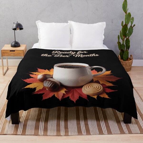 Item preview, Ready For Ber Months Fall Leaves Autumn Winter Hot Cocoa designed and sold by HellD3vil-Art.