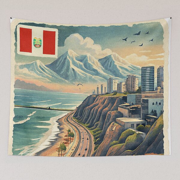 Item preview, Lima Peru Travel Art designed and sold by HaydenMillepied.