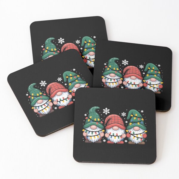 Item preview,  Three Gnomes Men Women Buffalo Plaid Red Christmas  designed and sold by AmericaKub.