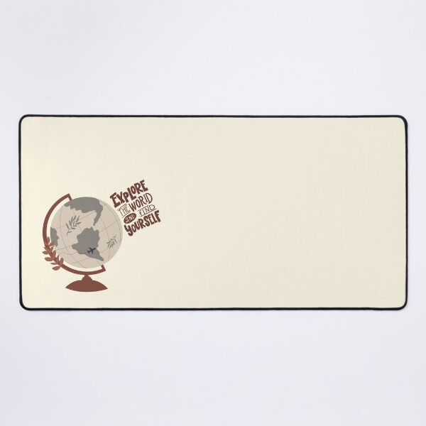 Item preview, Exploring the world quote designed and sold by andrasdesignssss.