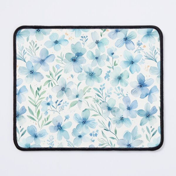 Item preview, Small Blue Flower Pattern designed and sold by CoolPixels.