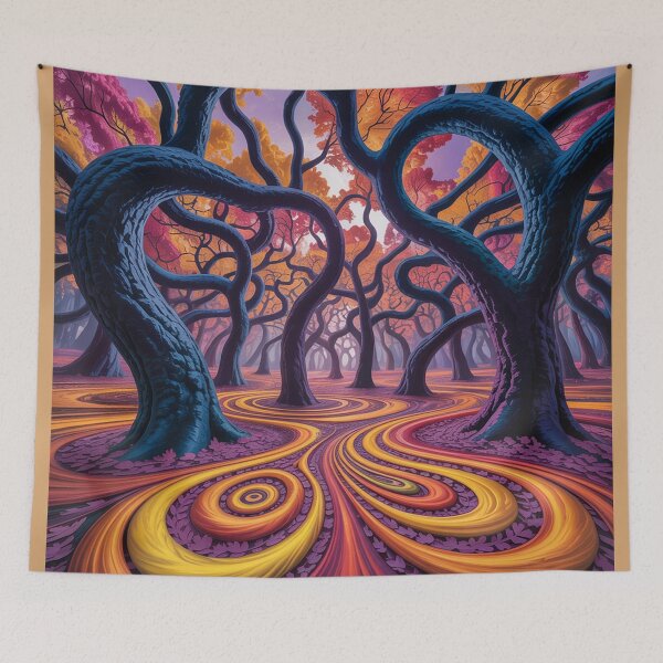 Item preview,  А fantastical autumn forest. designed and sold by Lilashakti ⭐️ ⭐️ ⭐️ ⭐️ ⭐️.