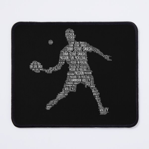 Item preview, Pickleball Player Typography Art – Dink Serve Smash, Teamwork & Passion Design designed and sold by TinaMDedrick.