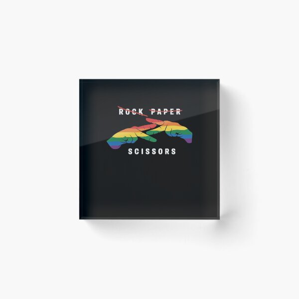 Item preview, Rock Paper Scissors Funny Lesbian Pride LGBT designed and sold by RayArmstrong.