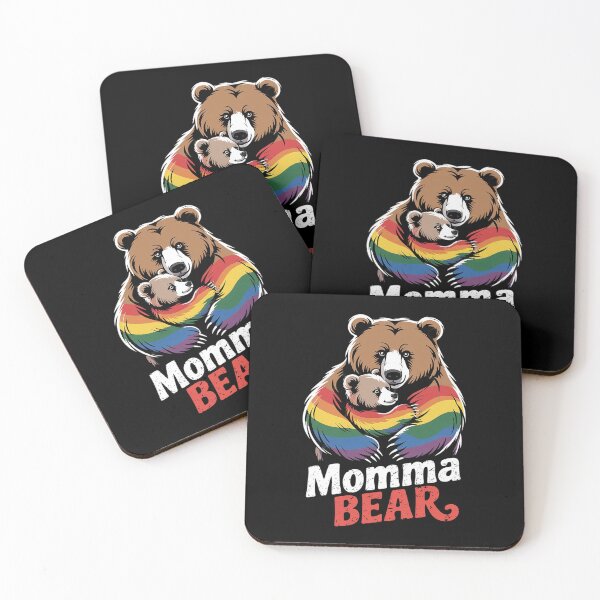 Item preview, Rainbow Mama Bear Hug Love Support Parent Pride LGBT designed and sold by MinaReinger.