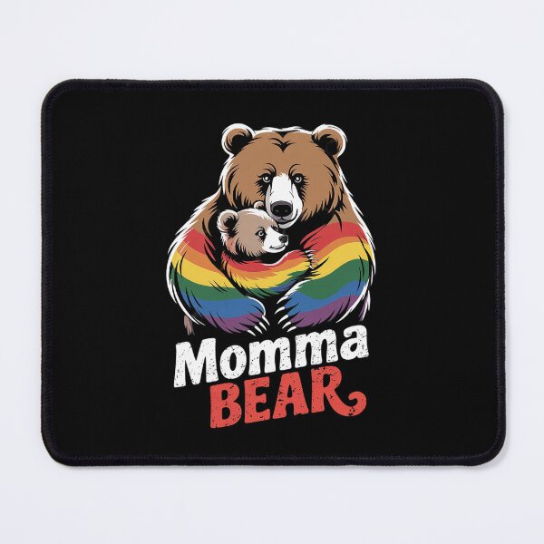 Item preview, Rainbow Mama Bear Hug Love Support Parent Pride LGBT designed and sold by MinaReinger.