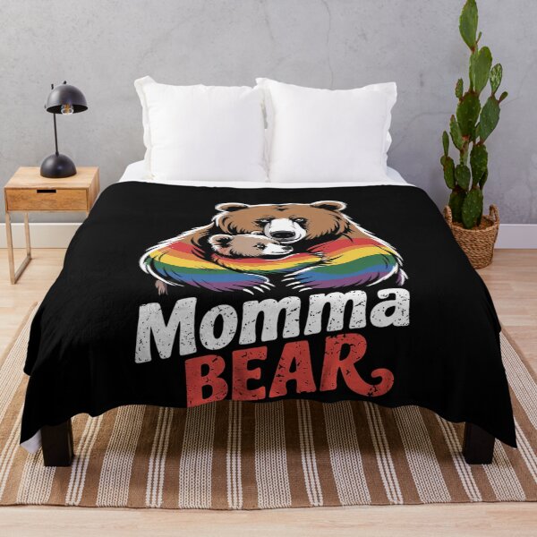 Item preview, Rainbow Mama Bear Hug Love Support Parent Pride LGBT designed and sold by MinaReinger.