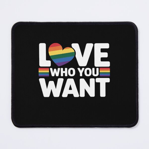 Item preview, Rainbow LGBTQ Love Who You Want Gay Pride LGBT designed and sold by AmparoBoyle.