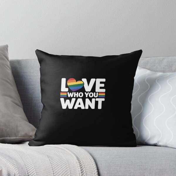 Item preview, Rainbow LGBTQ Love Who You Want Gay Pride LGBT designed and sold by AmparoBoyle.
