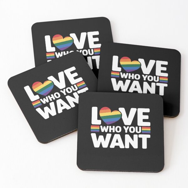 Item preview, Rainbow LGBTQ Love Who You Want Gay Pride LGBT designed and sold by AmparoBoyle.