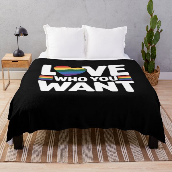 Item preview, Rainbow LGBTQ Love Who You Want Gay Pride LGBT designed and sold by AmparoBoyle.