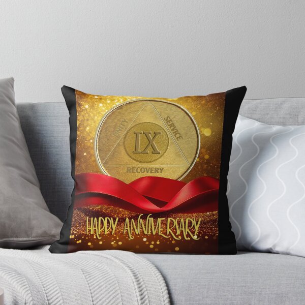 Item preview, 9 Year AA Anniversary Unity Service Recovery Coin Glitter designed and sold by ApexDesigners.