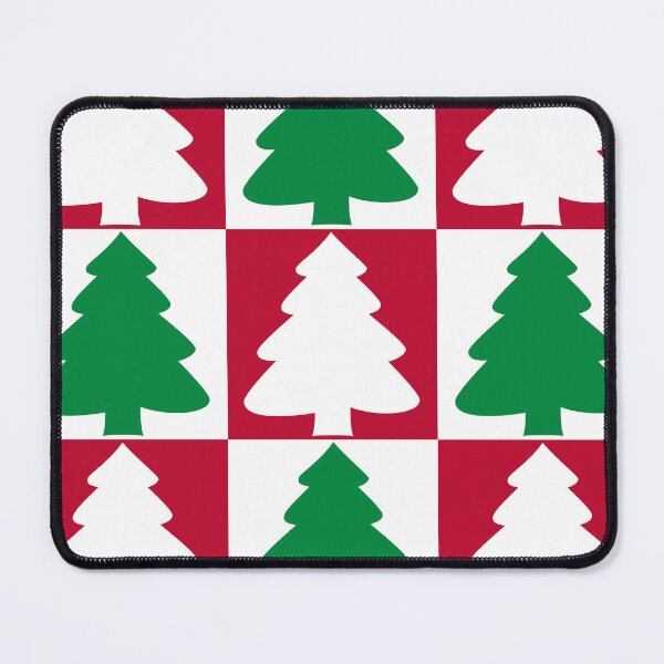 Item preview, Retro Mod Christmas Trees in Red, Green and White designed and sold by MellowCat.