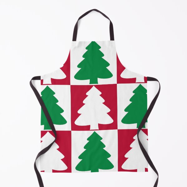 Item preview, Retro Mod Christmas Trees in Red, Green and White designed and sold by MellowCat.